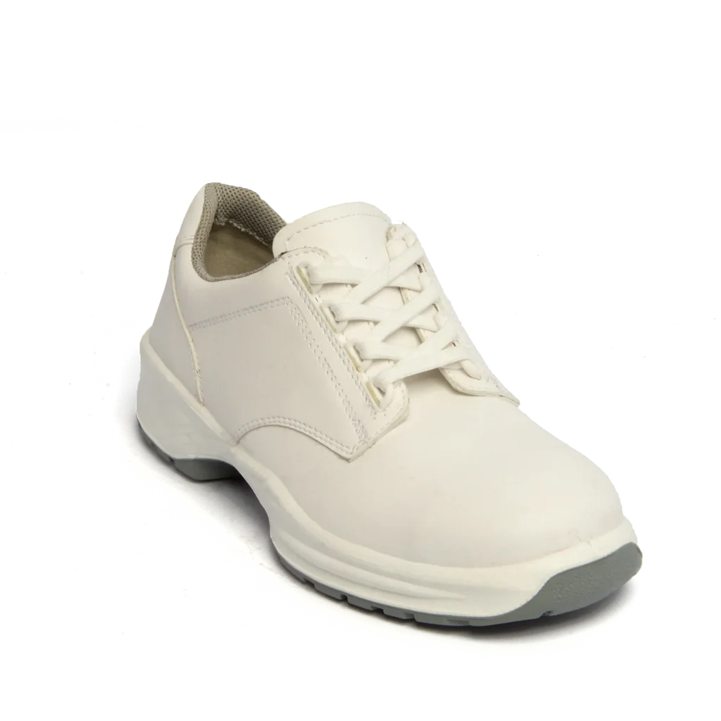 Himalayan 9951 S2/SRC White Microfibre Lace-Up Safety Shoe