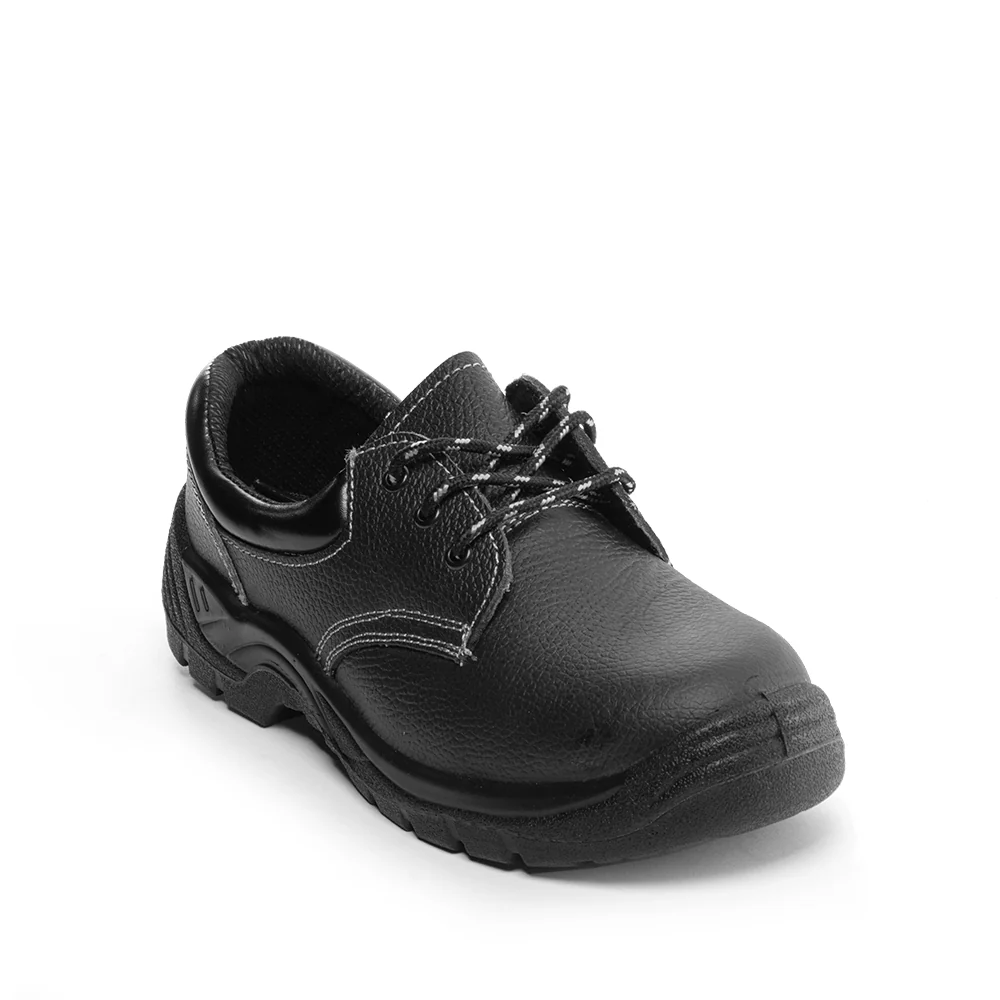 Himalayan 1414 S1P/SRC Black Leather Safety Shoe