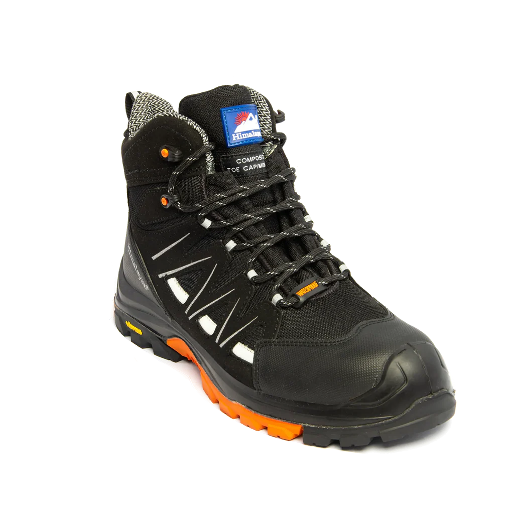 Himalayan Vibram 5602 Composite Waterproof Black Safety Hiker Boot