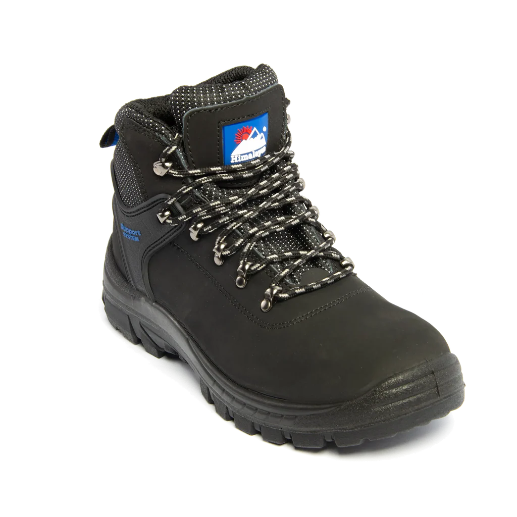 Himalayan 2601 S1P/SR Black Leather Safety Hiker Boot