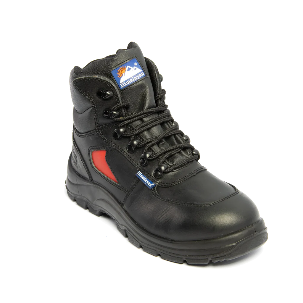 Himalayan 3414 S1P/SRC Black/Red Safety Boot