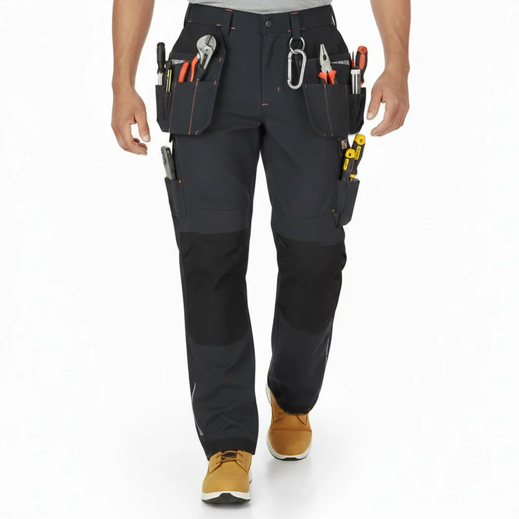 Unbreakable U222 Harrier Black Extreme Multi-Pocket Work Trouser
